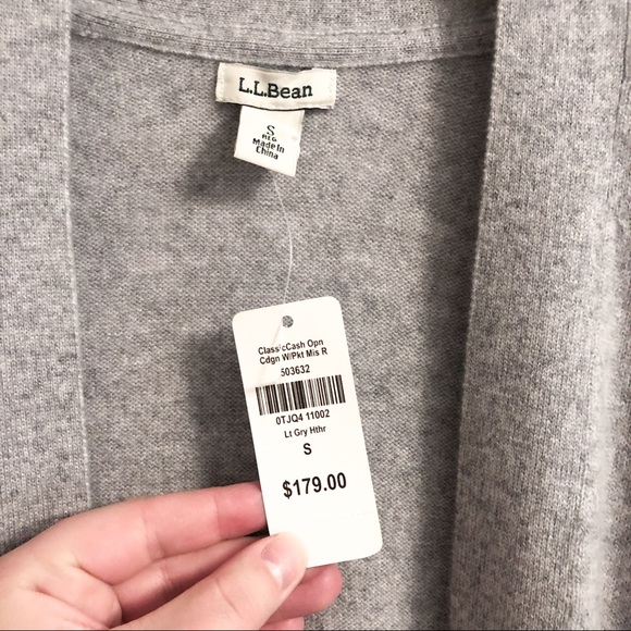 L.L. Bean 100% Cashmere Cardigan - Picture 4 of 7